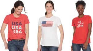 Women’s Tees From $6.99 at JCPenney.