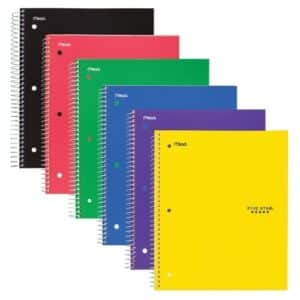 FREE FIVE STAR 3 Subject Notebook at Walmart