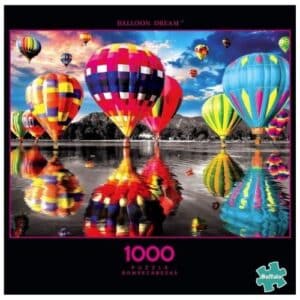 Hot Air Balloon Dream 1000pc Jigsaw Puzzle ONLY $8