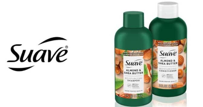 Free Suave Almond & Shea Butter Shampoo & Conditioner Sample