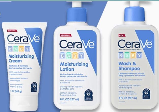 Free CeraVe Baby Moisturizing Cream or Shampoo