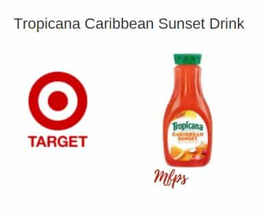 Target: Tropicana Caribbean Sunset Drink ONLY $1.94 Each Target: Tropicana Caribbean Sunset Drink ONLY $1.94 Each