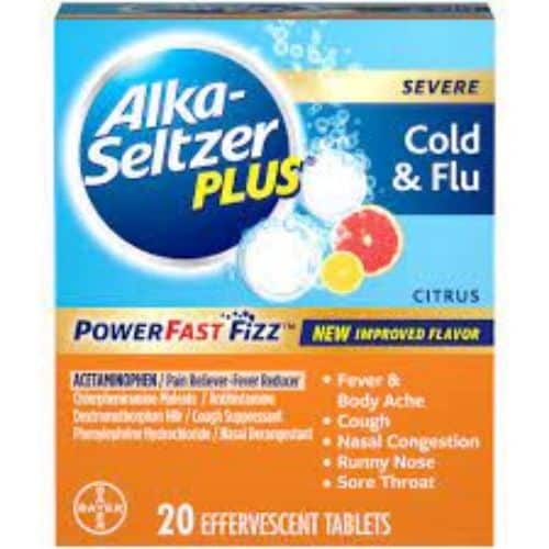 Walmart: Alka-Seltzer Plus Tablets ONLY 2.12 Each Thru 12/5