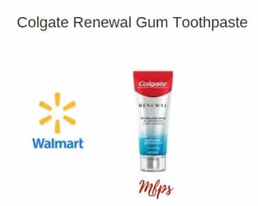 Walmart: Colgate Renewal Gum Toothpaste ONLY $0.96 Each Walmart: Colgate Renewal Gum Toothpaste ONLY $0.96 Each