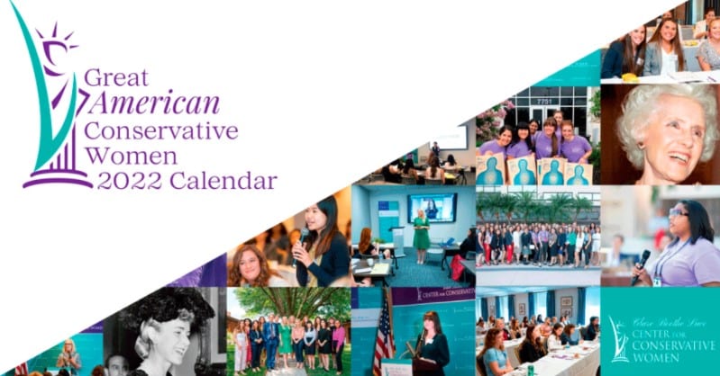 Free 2022 Great American Conservative Women Calendar