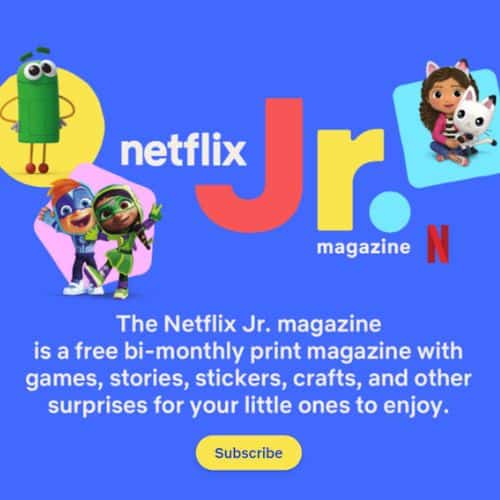 FREE Netflix Jr Magazine