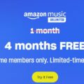 4 Free Months of Amazon Music