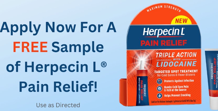 Free-Sample-of-Herpecin-L-For-Cold-Sore-Pain-Relief
