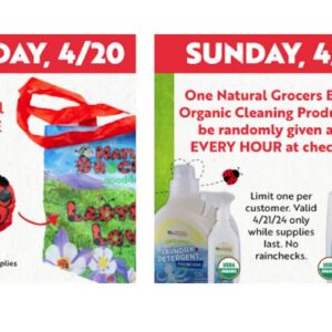 FREE Ladybug Zip Pouch Bag at Natural Grocers!