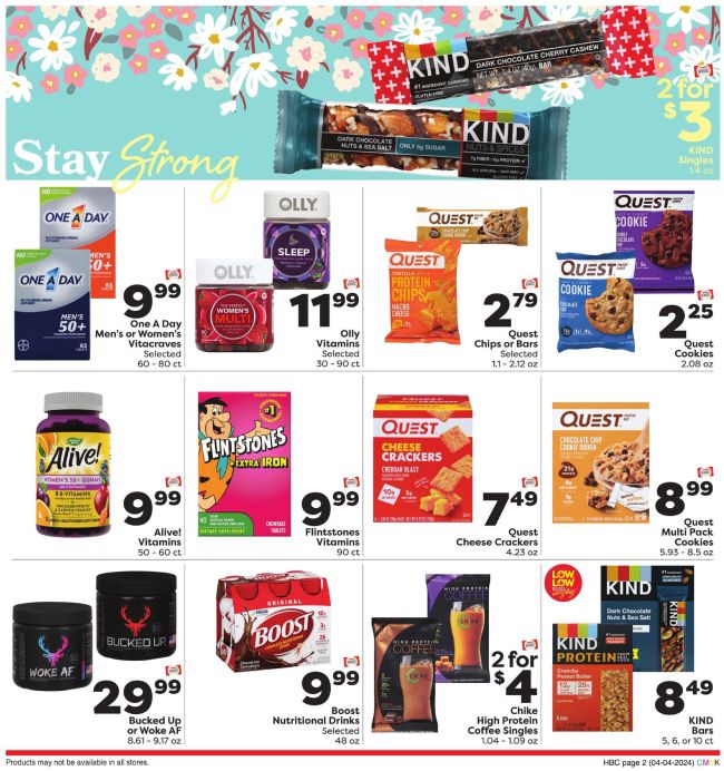 Weis Markets Monthly Ad Preview 4th April Page -02