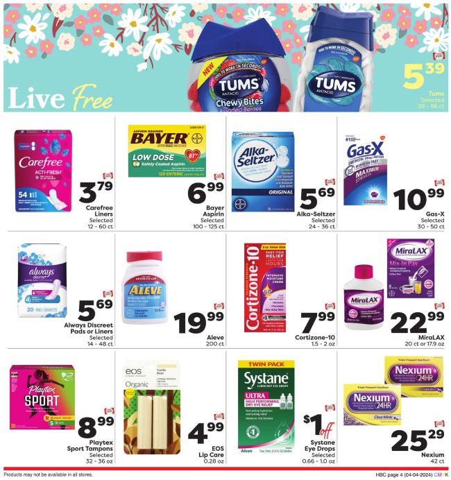 Weis Markets Monthly Ad Preview 4th April Page -04