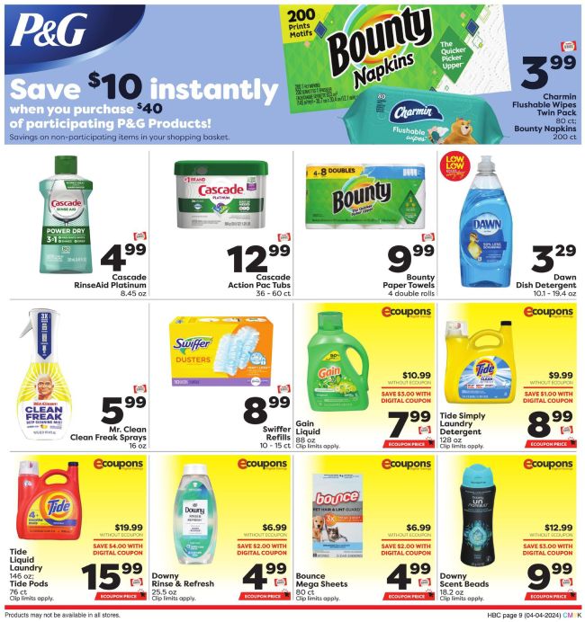 Weis Markets Monthly Ad Preview 4th April Page -09