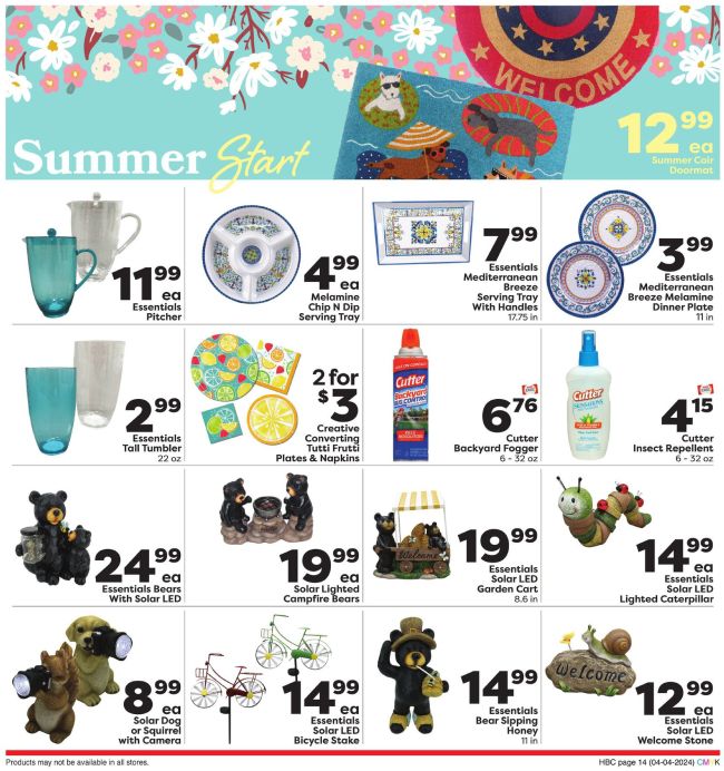 Weis Markets Monthly Ad Preview 4th April Page -14