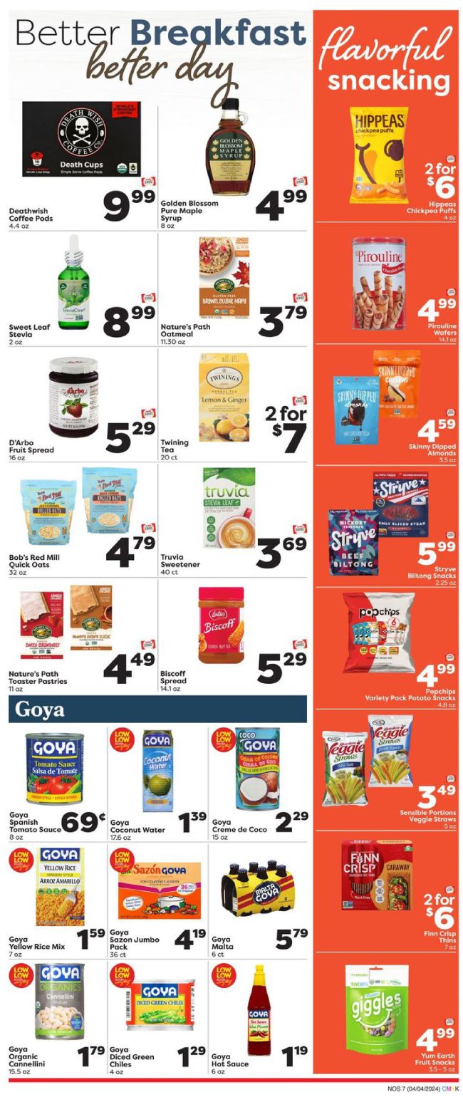 Weis Markets Natural & Organic Ad Preview 4th April Page -7