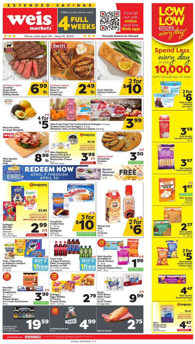Weis Markets Weekly Ad Preview 4th April Page 2