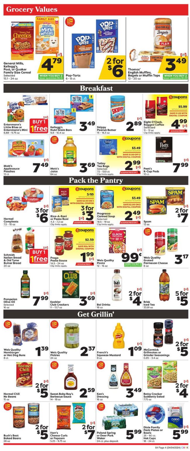 Weis Markets Weekly Ad Preview 4th April Page 5