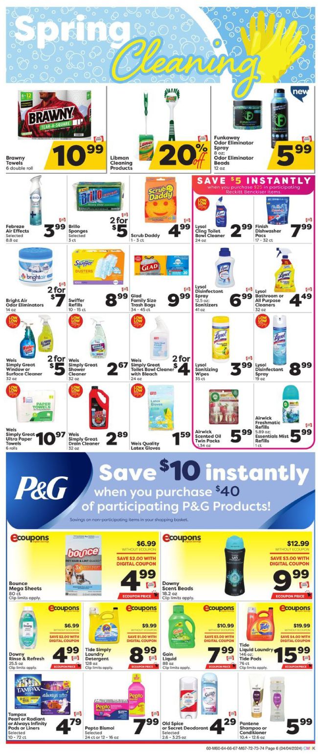 Weis Markets Weekly Ad Preview 4th April Page 7
