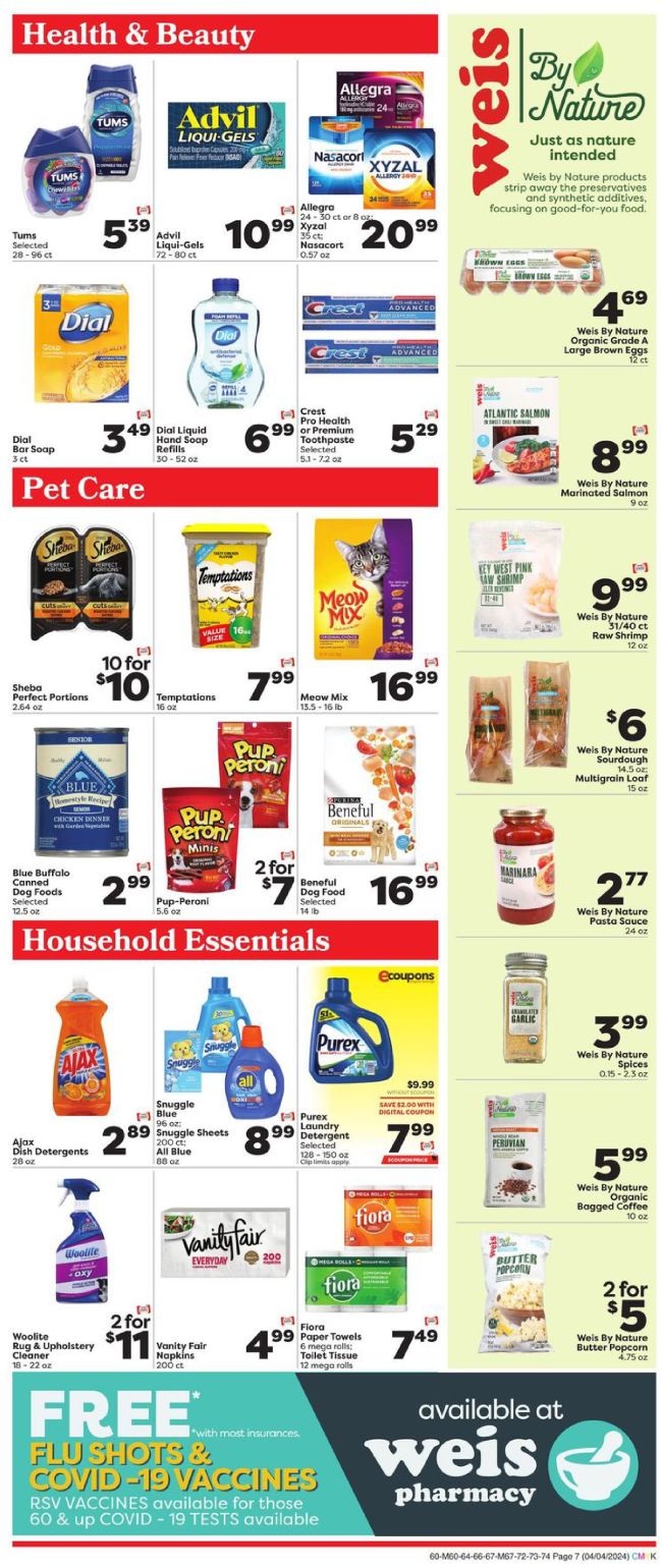 Weis Markets Weekly Ad Preview 4th April Page 8