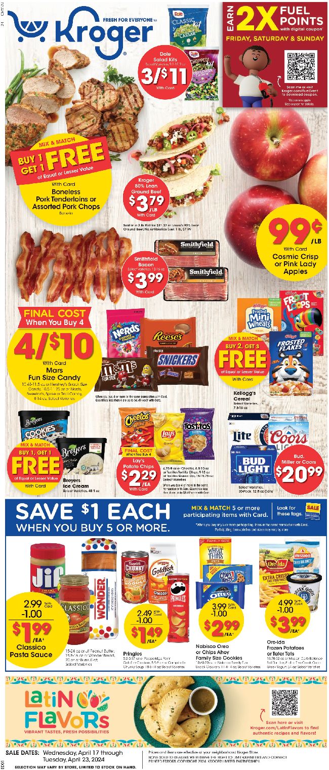 kroger Weekly Ad Preview 16_April_24 Page1