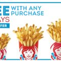 Free Fries Every Friday at Wendy’s!