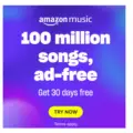 Amazon Music – Free 30 Day Trial