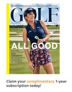 Free Subscription to Golf Magazine
