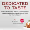 Hahn and Food Network Holiday Baking Championship Sweepstakes