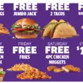 24 Days of Jackmas – Free Food &amp; Drinks Every Day at Jack in the Box