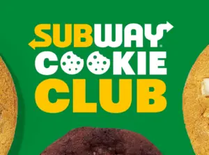 Subway Cookie Sweepstakes