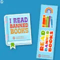 Free READ BANNED BOOKS Bookmark &amp; Sticker