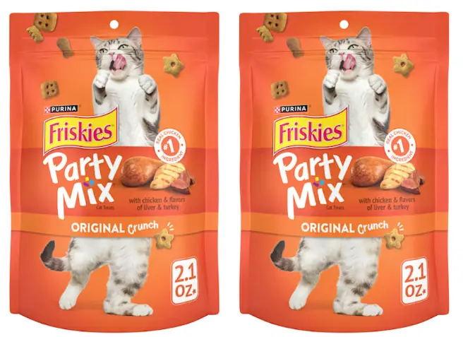 Free Sample of Friskies Party Mix Original Crunch Cat Treats