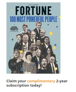 Free Subscription to Fortune Magazine