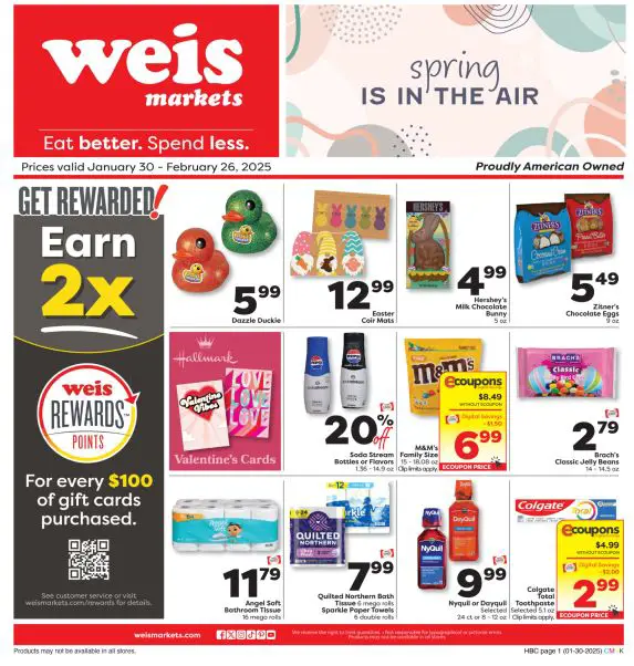 Weis Monthly Home Ad Preview 30 Jan 25 Page 1 Weis Monthly Home Ad Preview 30 Jan 25 Page 1