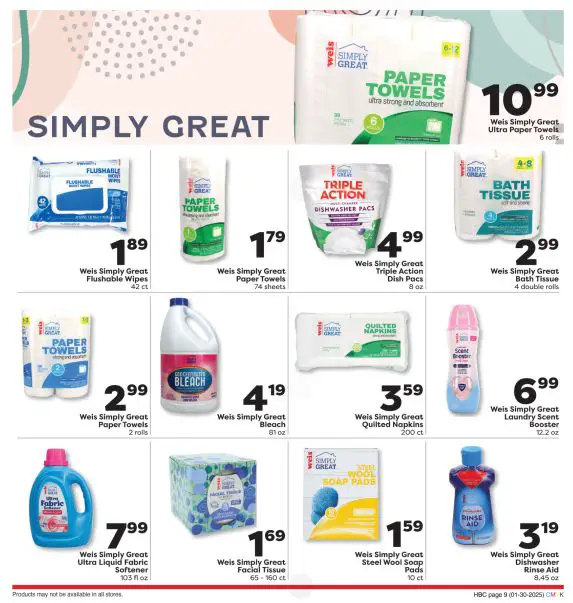 Weis Monthly Home Ad Preview 30 Jan 25 Page 9 Weis Monthly Home Ad Preview 30 Jan 25 Page 9