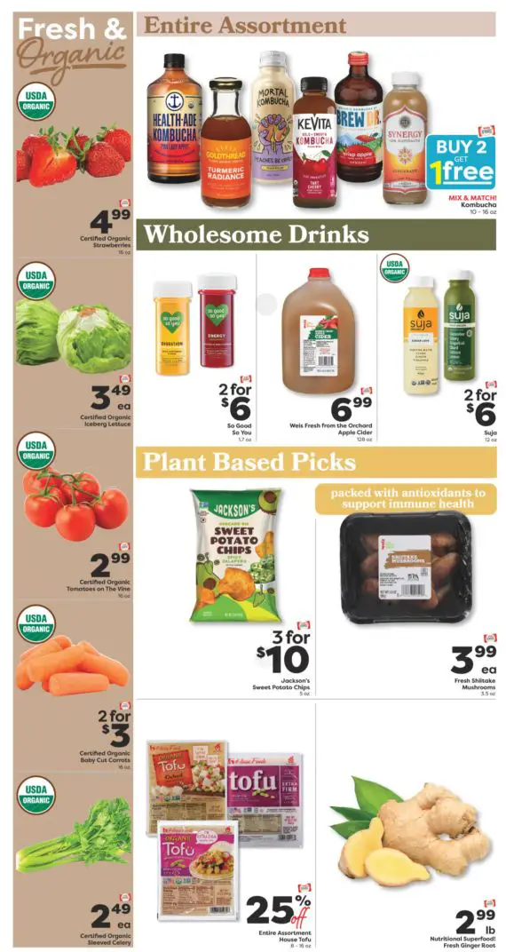 Weis Natural & Organic Ad Preview 30 Jan 25 Page 6 Weis Natural & Organic Ad Preview 30 Jan 25 Page 6