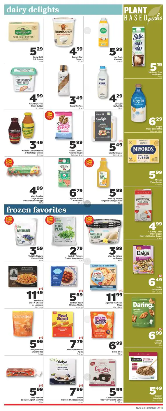 Weis Natural & Organic Ad Preview 30 Jan 25 Page 8 Weis Natural & Organic Ad Preview 30 Jan 25 Page 8