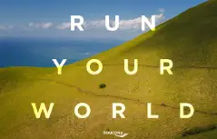 FREE Saucony Run Your World Sticker.