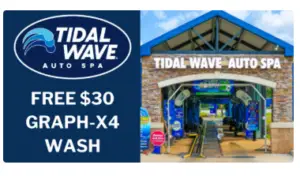 Free $30 Graph-X4 Car Wash at Tidal Wave Auto Spa