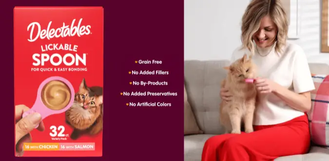 Free Hartz Delectables Lickable Spoon Cat Treats