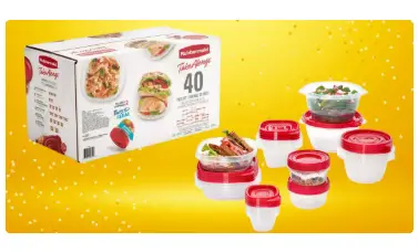 Free Rubbermaid 40 pc. Food Storage Set at Walmart After Cash Back