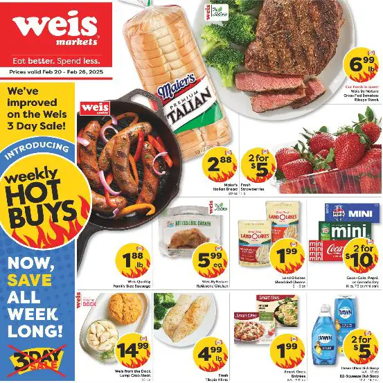 Weis Markets Weekly Ad Preview 20 Feb 25 Page 1 Weis Markets Weekly Ad Preview 20 Feb 25 Page 1