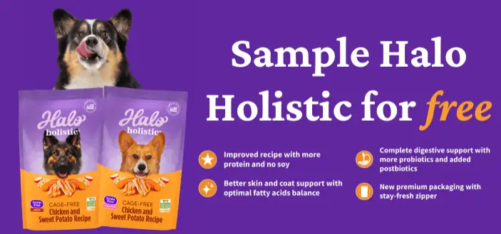FREE Sample of Halo Holistic Dog Food