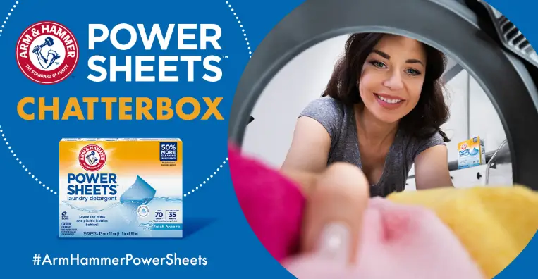FREE ARM & HAMMER Power Sheets Chatterbox Kit