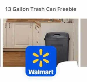 FREE Mainstays 13 Gallon Trash Can at Walmart After Cash Back