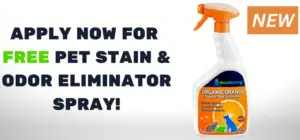 Free EcoStrong Organic Orange Pet Stain & Odor Eliminator!