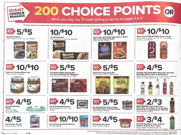 Giant Ad Scan Apr 25 Page 2 Giant Ad Scan Apr 25 Page 2