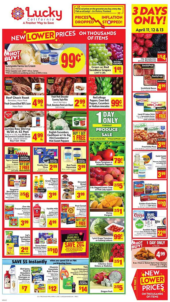 Lucky Weekly Ad Preview 9 Apr 25 Page 1 Lucky Weekly Ad Preview 9 Apr 25 Page 1