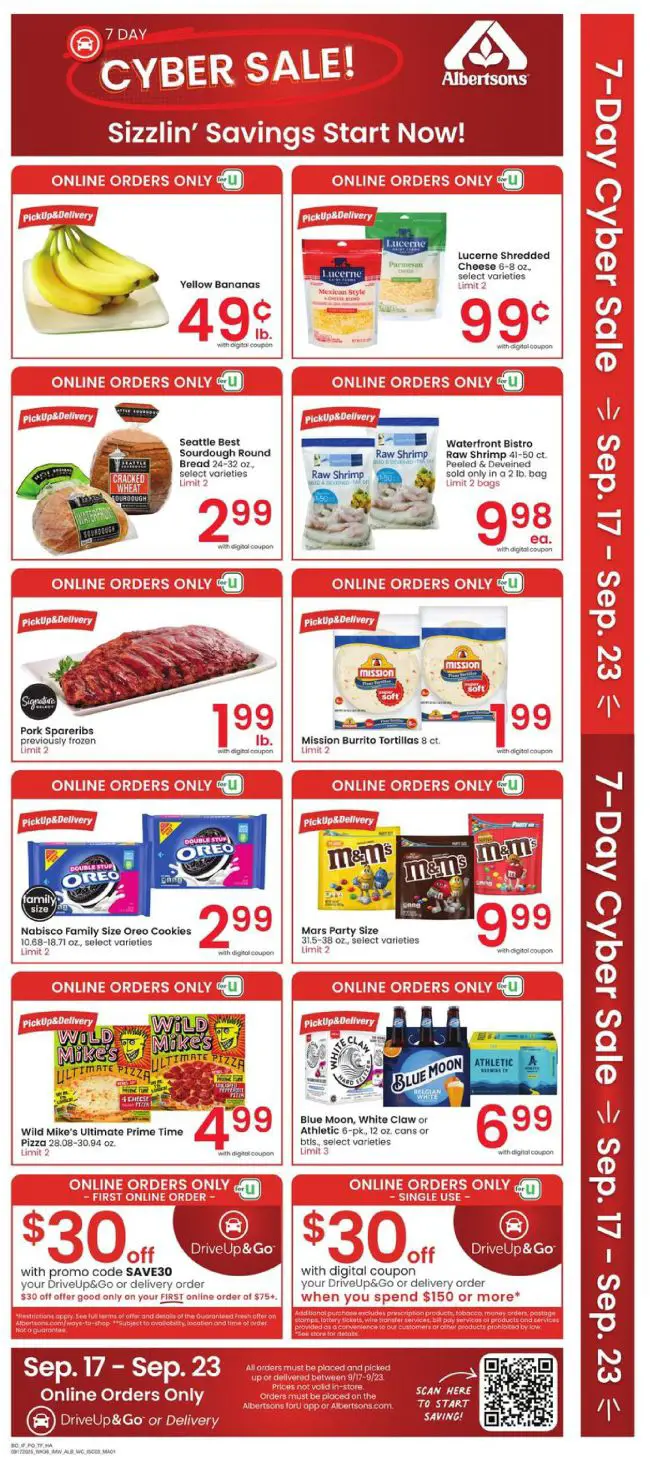 Albertsons bonus savings Ad Preview 16 Sep 25 Page 3 Albertsons bonus savings Ad Preview 16 Sep 25 Page 3