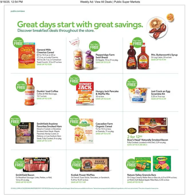 Publix Weekly Ad Preview 18 Sep 25 Page 02 Publix Weekly Ad Preview 18 Sep 25 Page 02