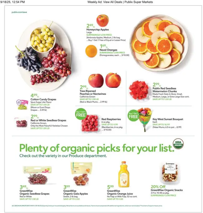 Publix Weekly Ad Preview 18 Sep 25 Page 06 Publix Weekly Ad Preview 18 Sep 25 Page 06